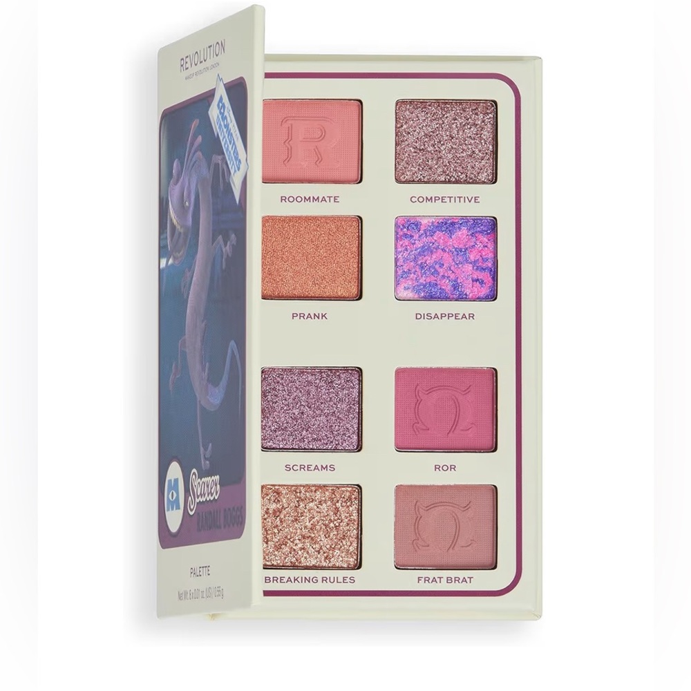 Revolution Eyeshadow Palette - Pink, Purple, and Gold Hues
